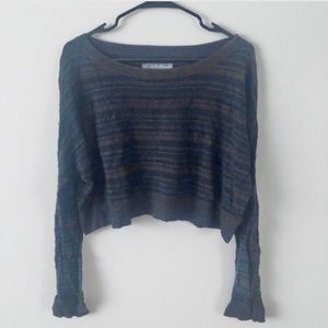 🎁FW2P/$35 All saints light textured stripe sweater m read